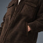 Sherpa Edge Shacket — Espresso