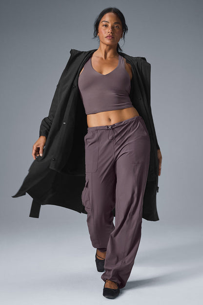 Crinkle On The Move Trench — Black