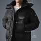 Gold Rush Puffer Trench — Black