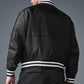 Afterglow Varsity Zip Jacket — Black