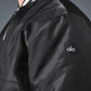 Afterglow Varsity Zip Jacket — Black