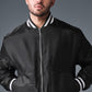 Afterglow Varsity Zip Jacket — Black