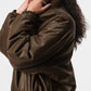 Faux Leather Premier Bomber — Espresso