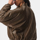 Faux Leather Premier Bomber — Espresso