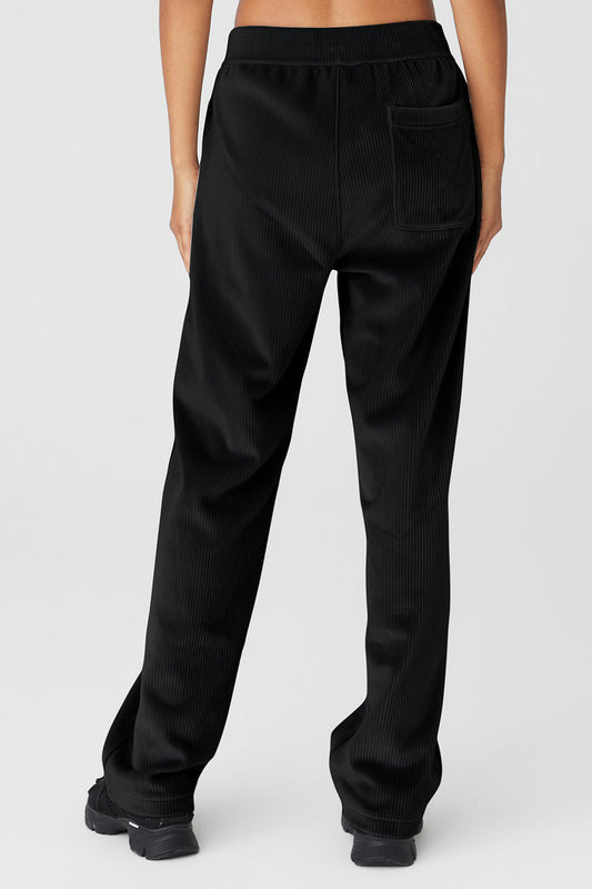 Velour Baller Pant — Black