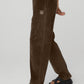 Velour Baller Pant — Espresso