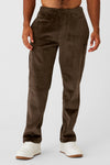 Velour Baller Pant — Espresso