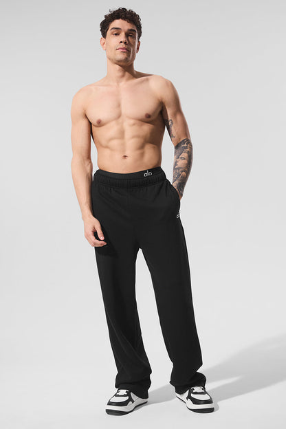 Accolade Straight Leg Joggers — Black
