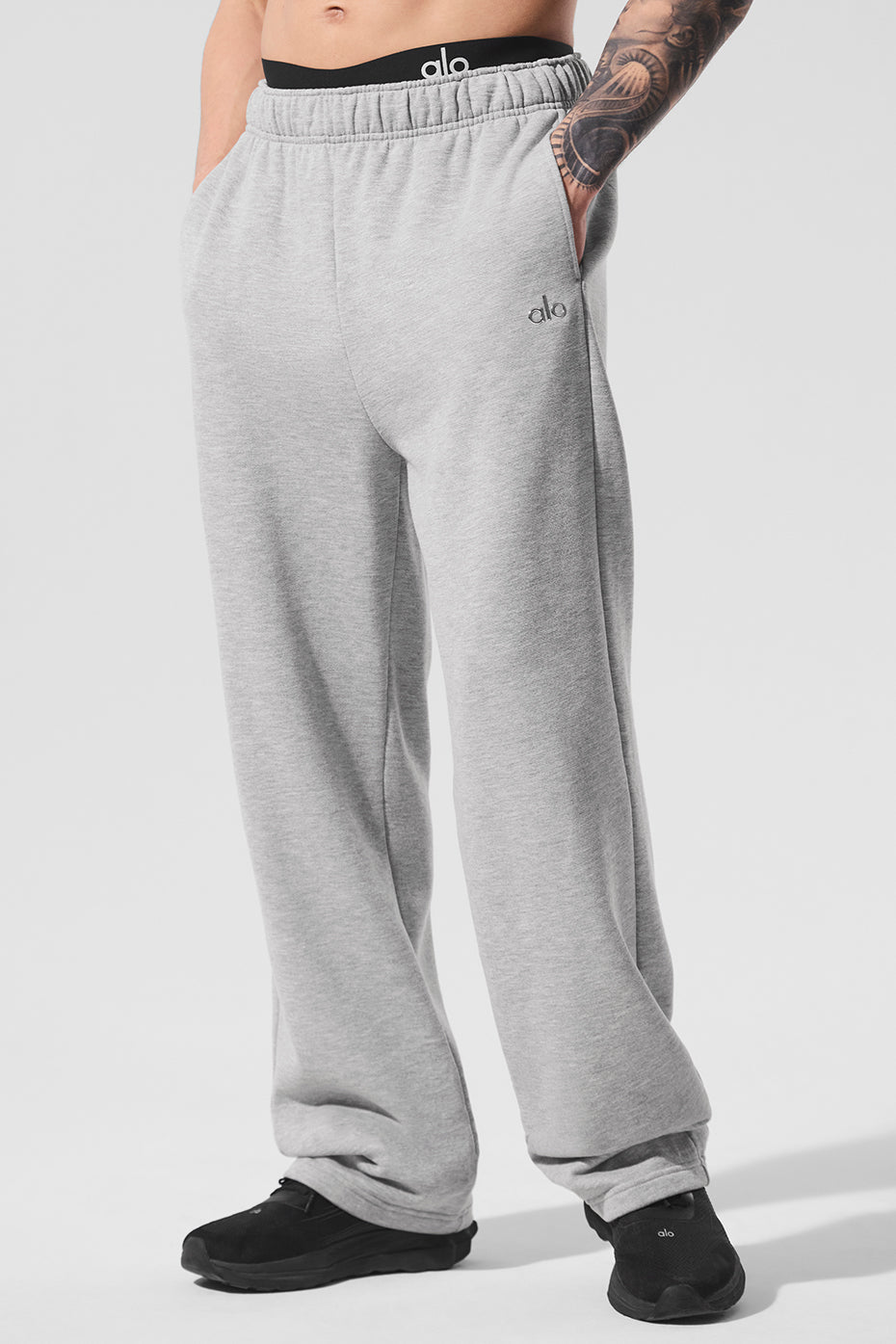 Accolade Straight Leg Joggers — Athletic Heather Grey