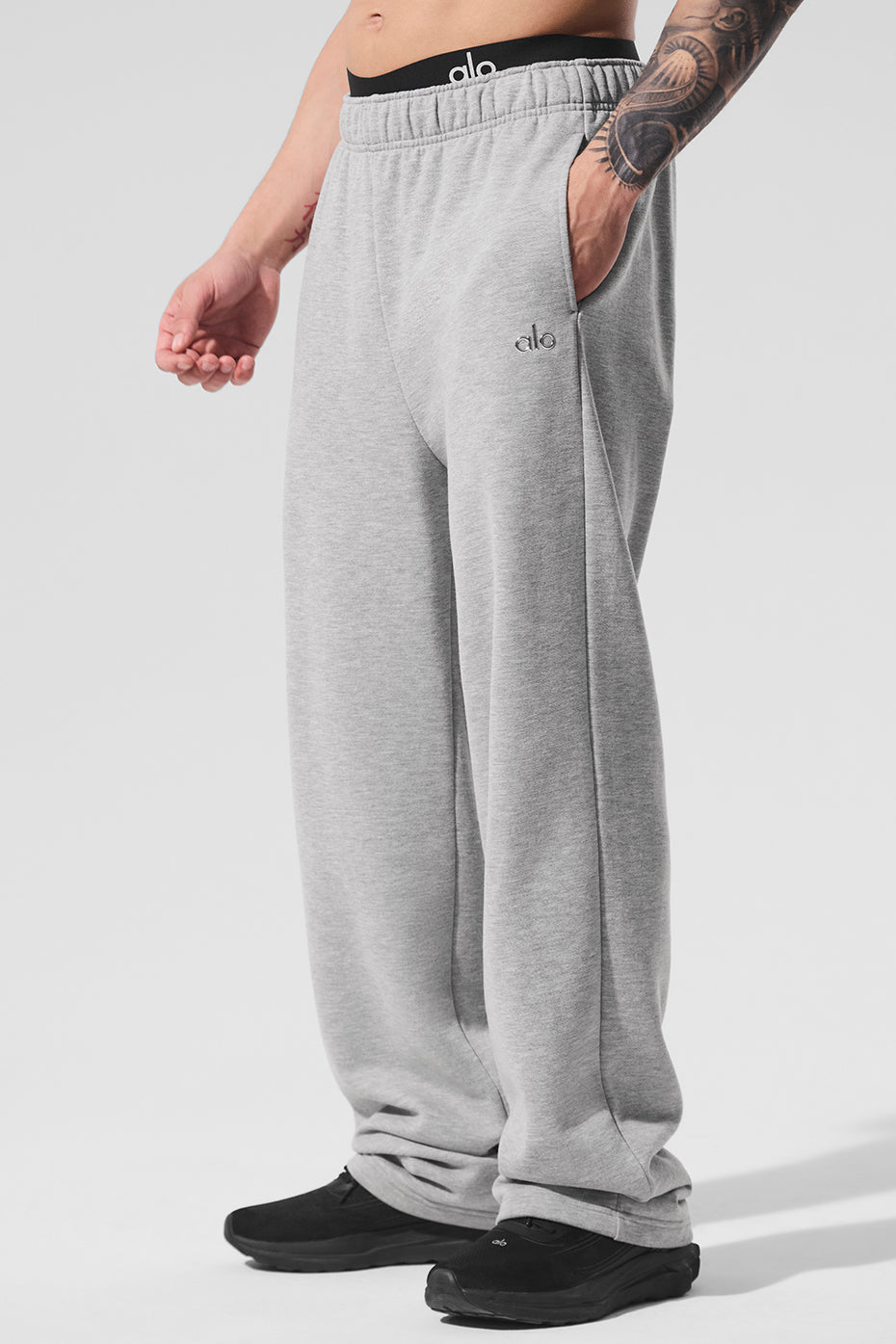 Accolade Straight Leg Joggers — Athletic Heather Grey