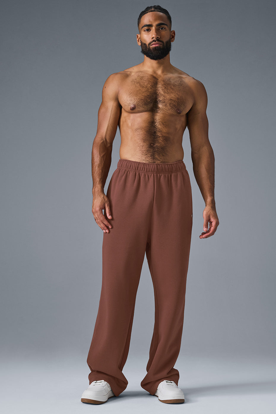 Accolade Straight Leg Joggers — Chestnut