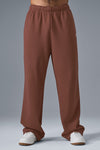 Accolade Straight Leg Joggers — Chestnut