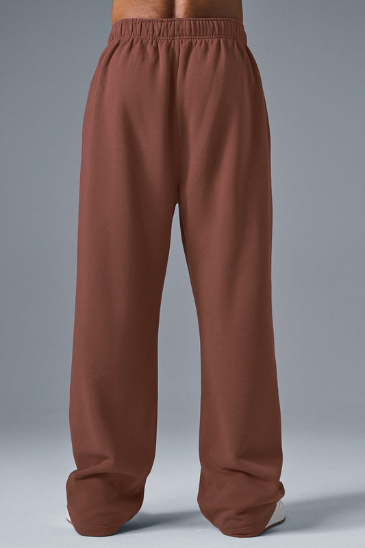 Accolade Straight Leg Joggers — Chestnut