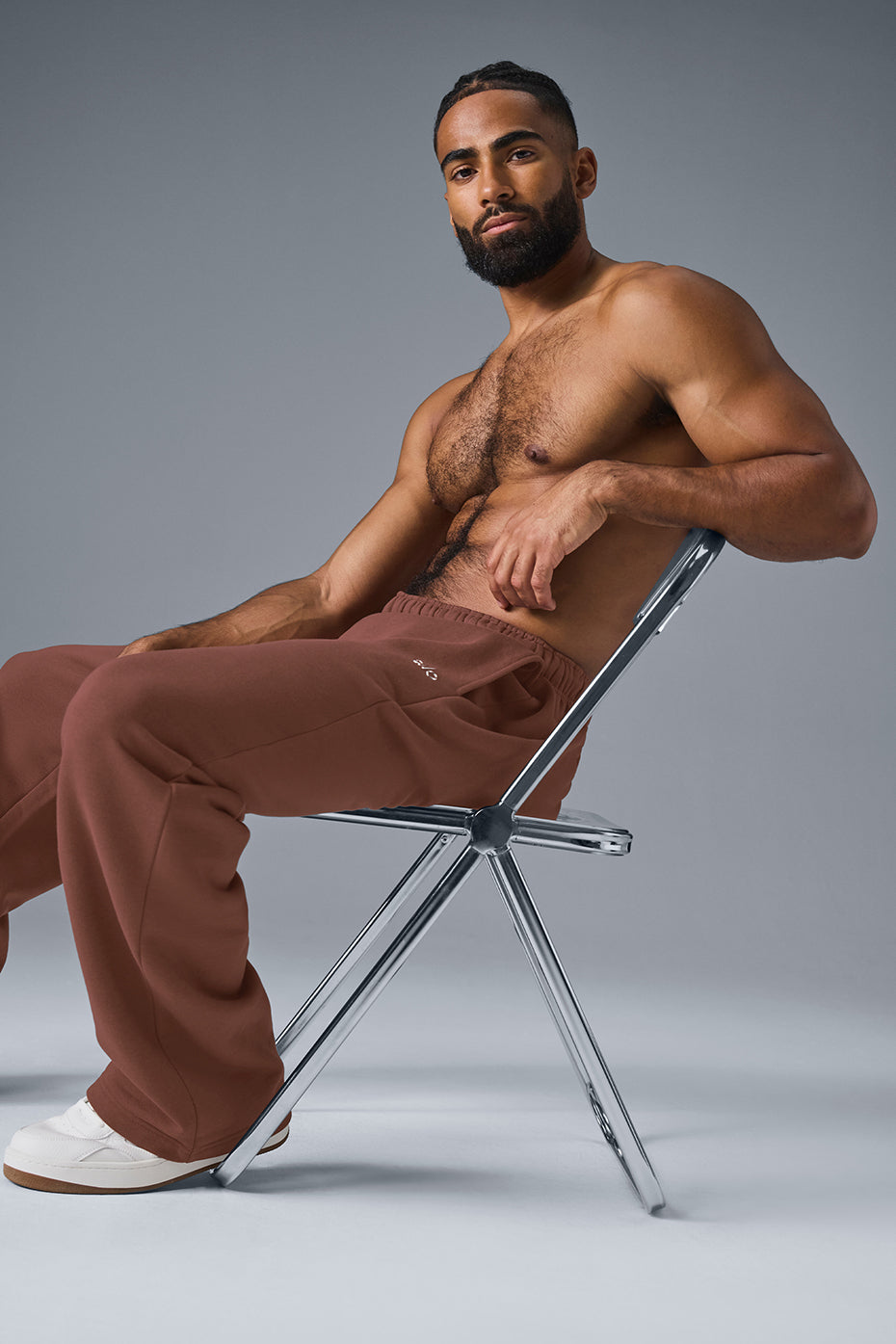 Accolade Straight Leg Joggers — Chestnut
