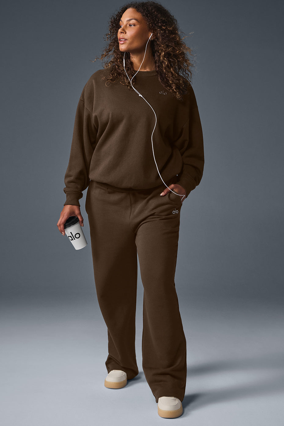 Accolade Straight Leg Joggers — Espresso