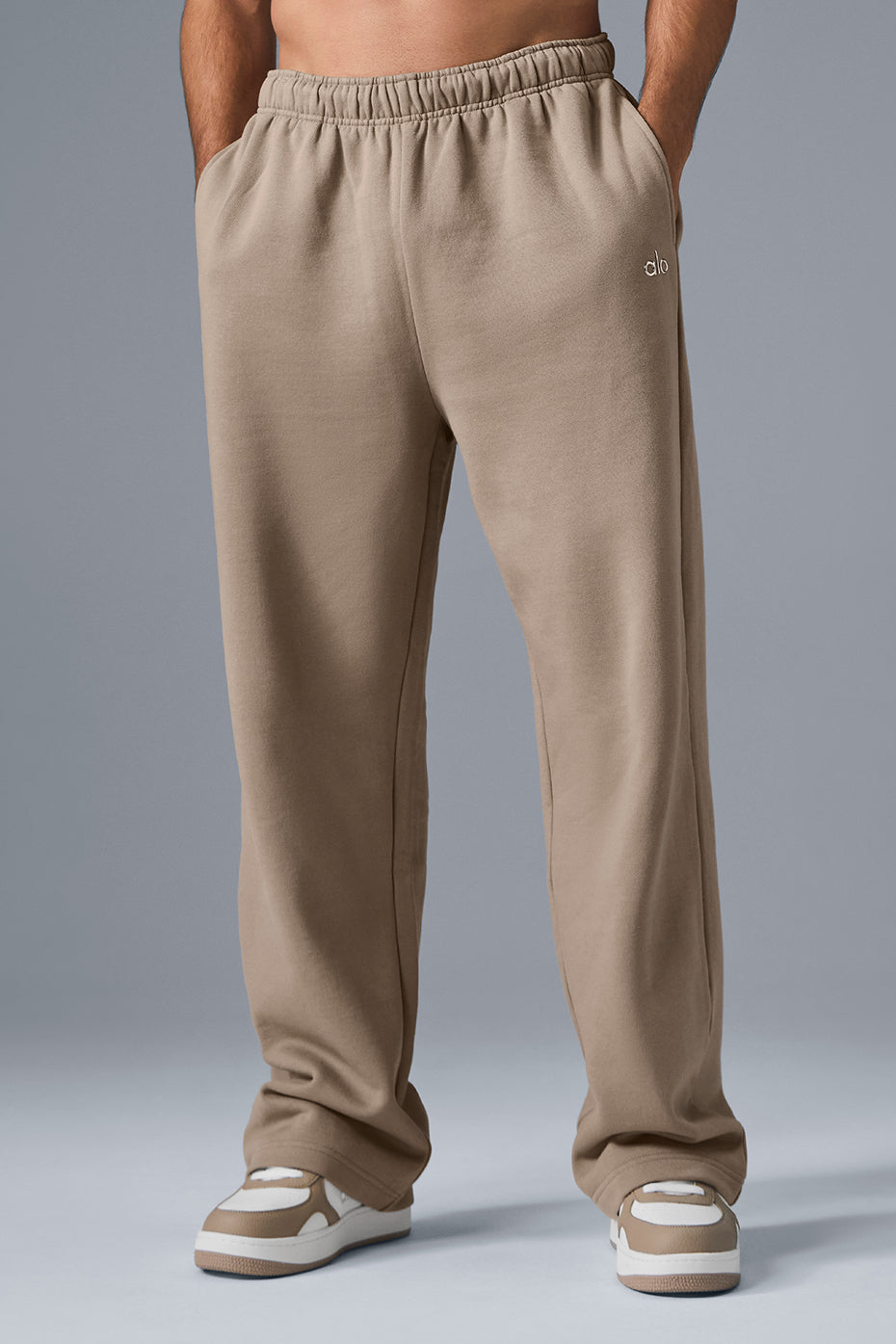 Accolade Straight Leg Joggers — Gravel