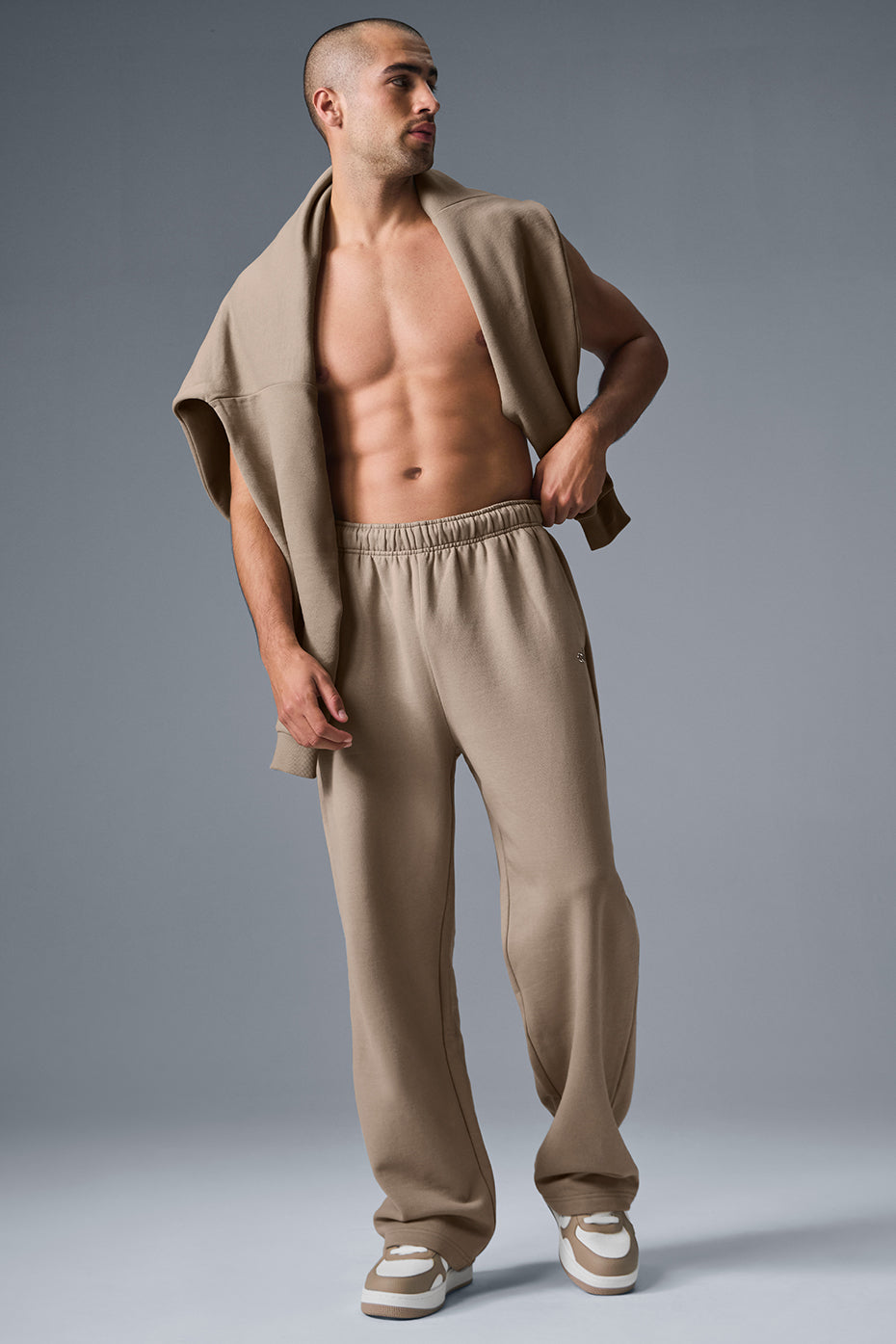 Accolade Straight Leg Joggers — Gravel
