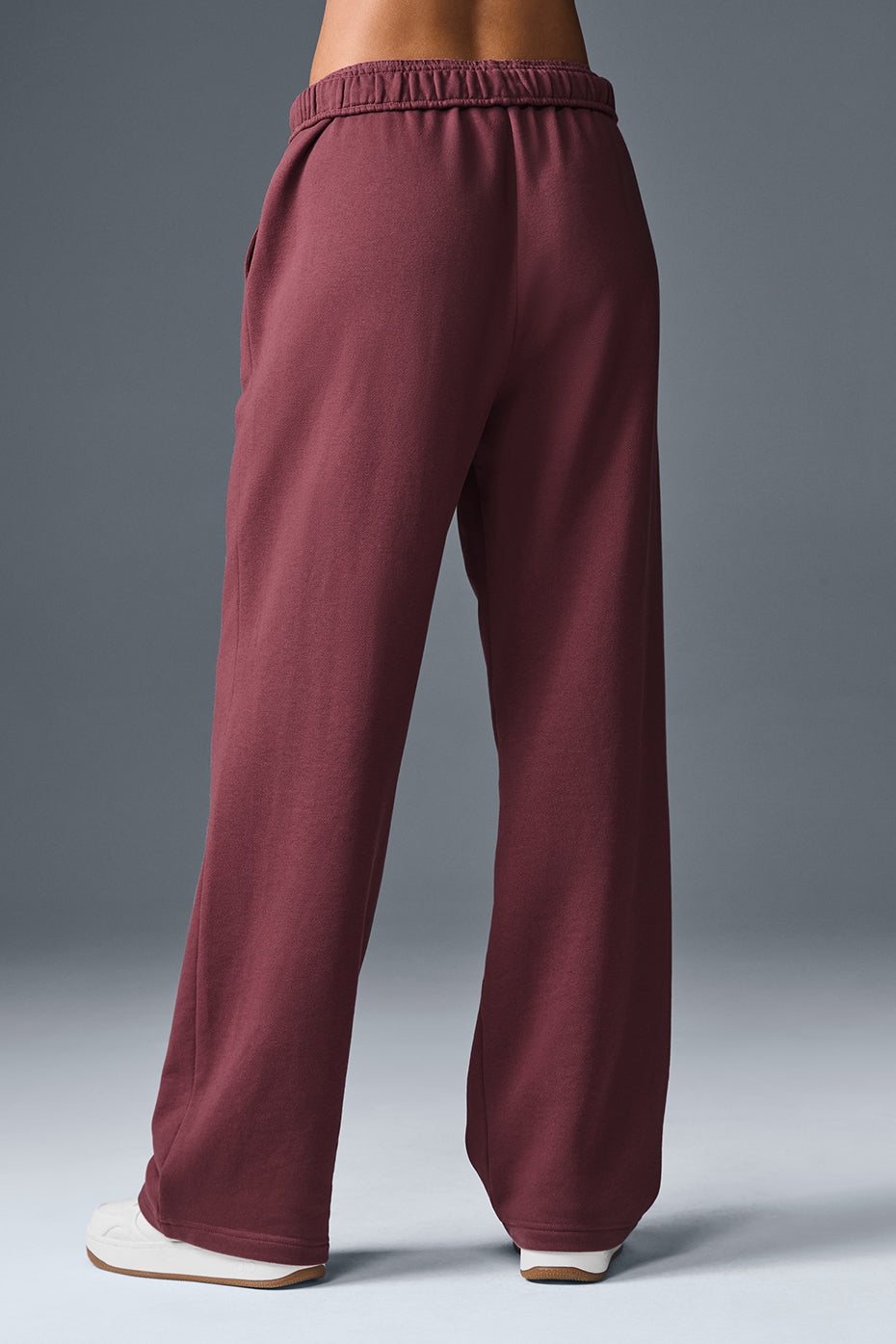 Accolade Straight Leg Joggers — Burgundy Truffle