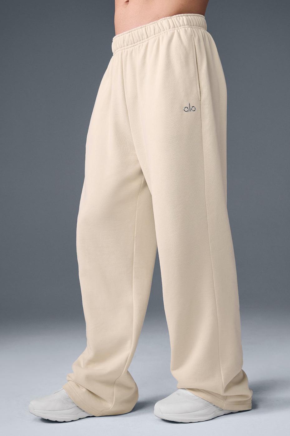 Accolade Straight Leg Joggers — Oat Milk