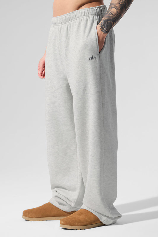 Accolade Straight Leg Joggers — White Heather