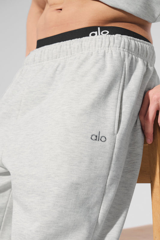 Accolade Straight Leg Joggers — White Heather