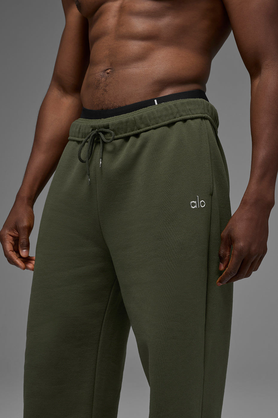 Accolade Straight Leg Joggers — Green Olive