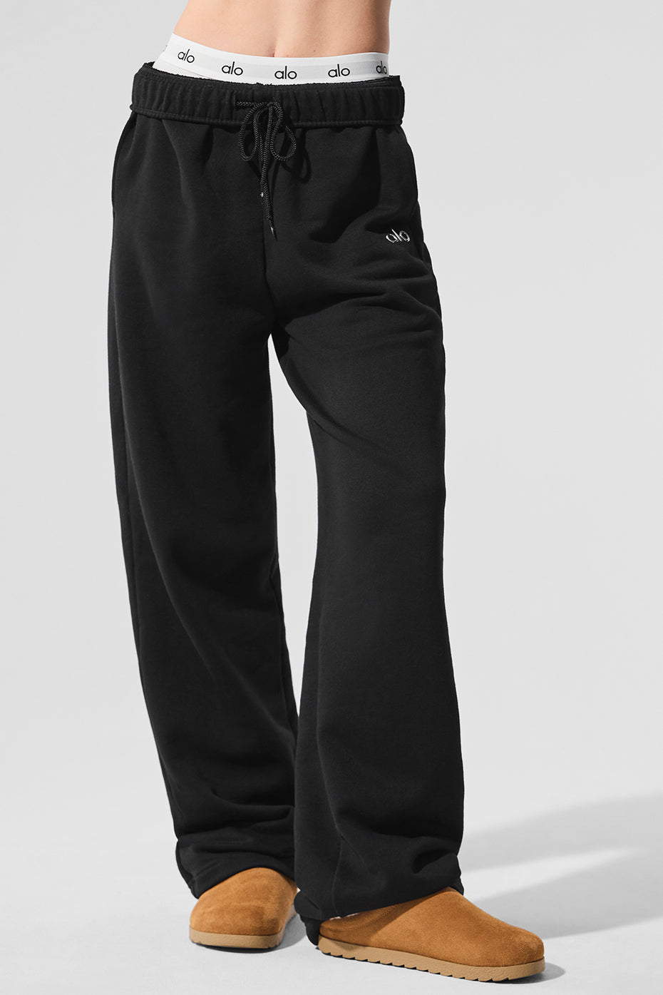 Accolade Straight Leg Joggers — Black