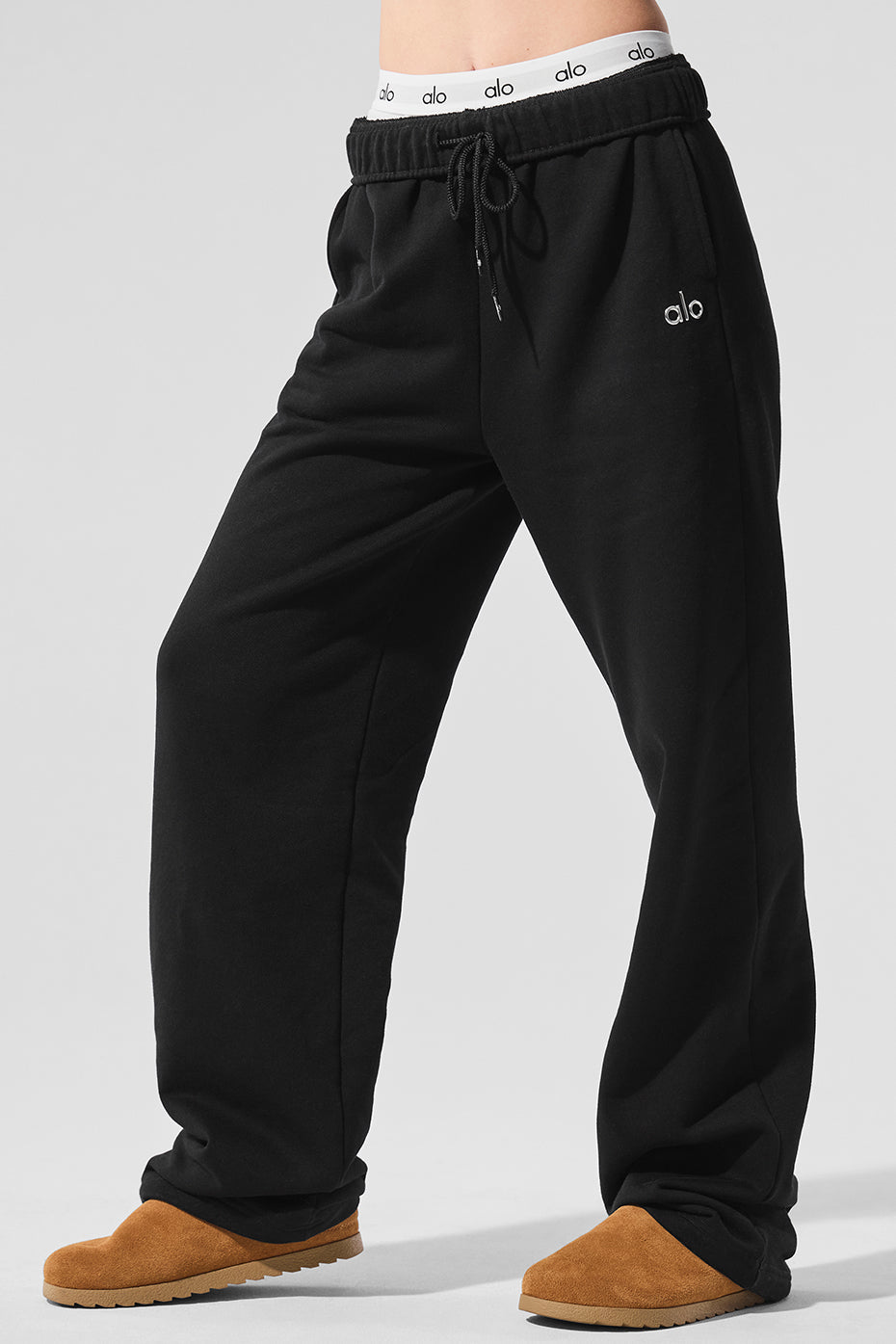 Accolade Straight Leg Joggers — Black