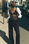 Accolade Straight Leg Joggers — Black