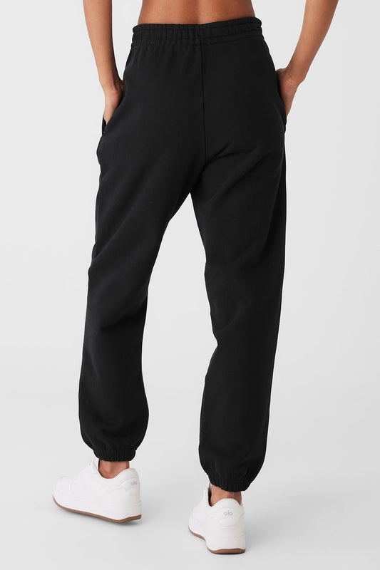 Cuffed Renown Heavy Weight Joggers — Black