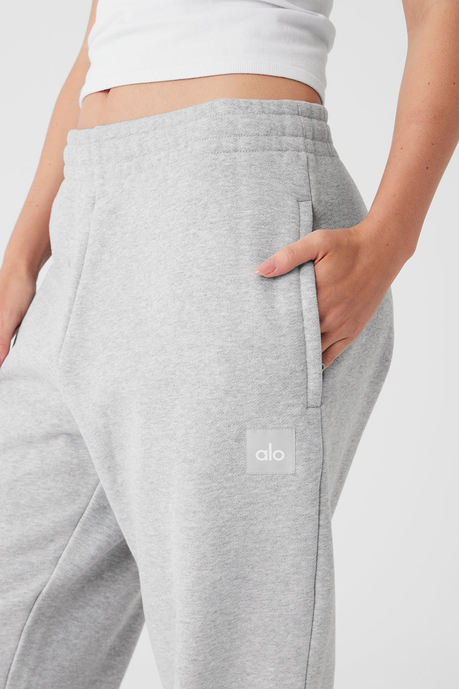 Cuffed Renown Heavy Weight Joggers — Athletic Heather Grey