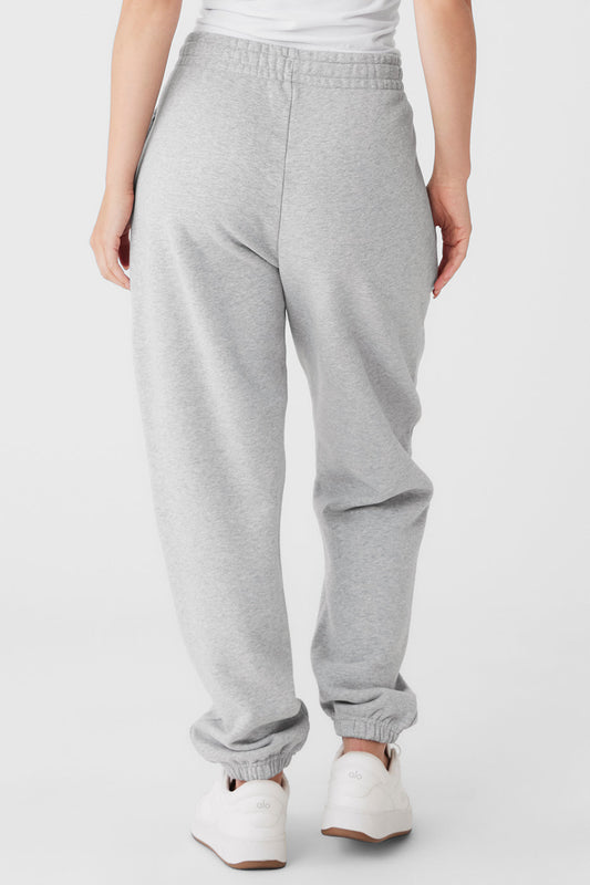 Cuffed Renown Heavy Weight Joggers — Athletic Heather Grey