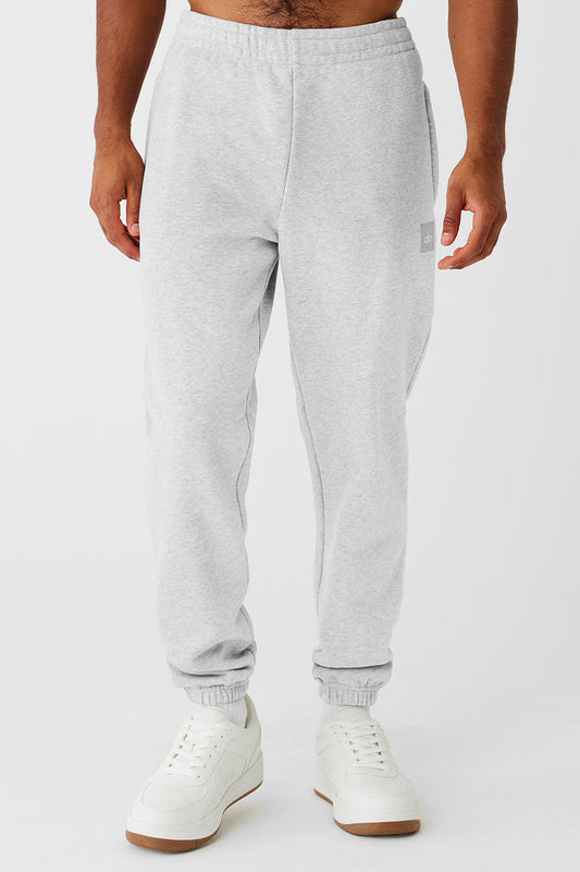 Cuffed Renown Heavy Weight Joggers — Athletic Heather Grey
