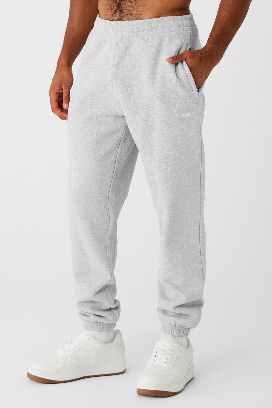 Cuffed Renown Heavy Weight Joggers — Athletic Heather Grey