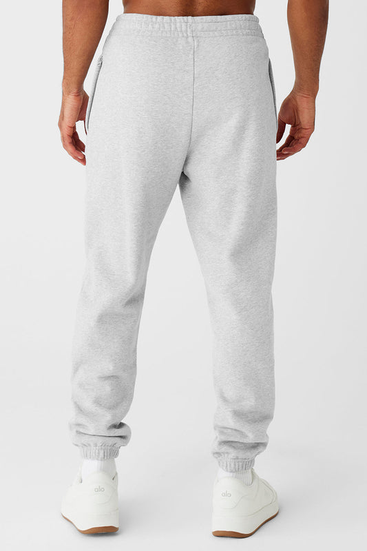 Cuffed Renown Heavy Weight Joggers — Athletic Heather Grey