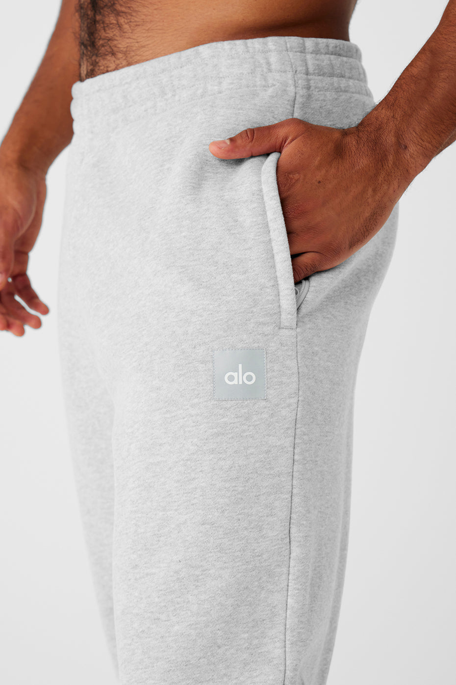 Cuffed Renown Heavy Weight Joggers — Athletic Heather Grey