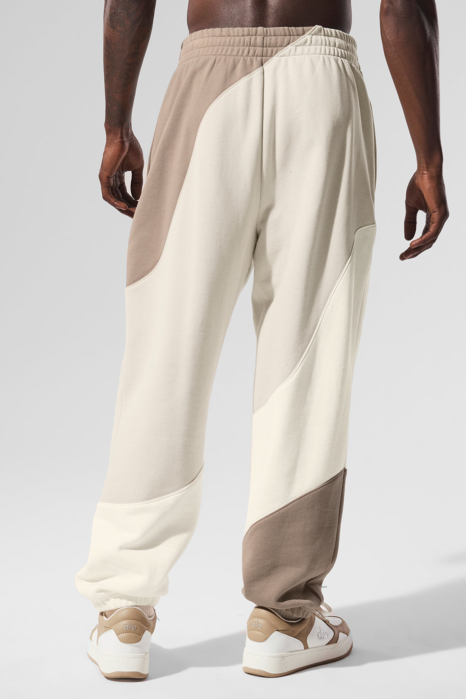 Make Waves Joggers — Ivory/Bone/Gravel