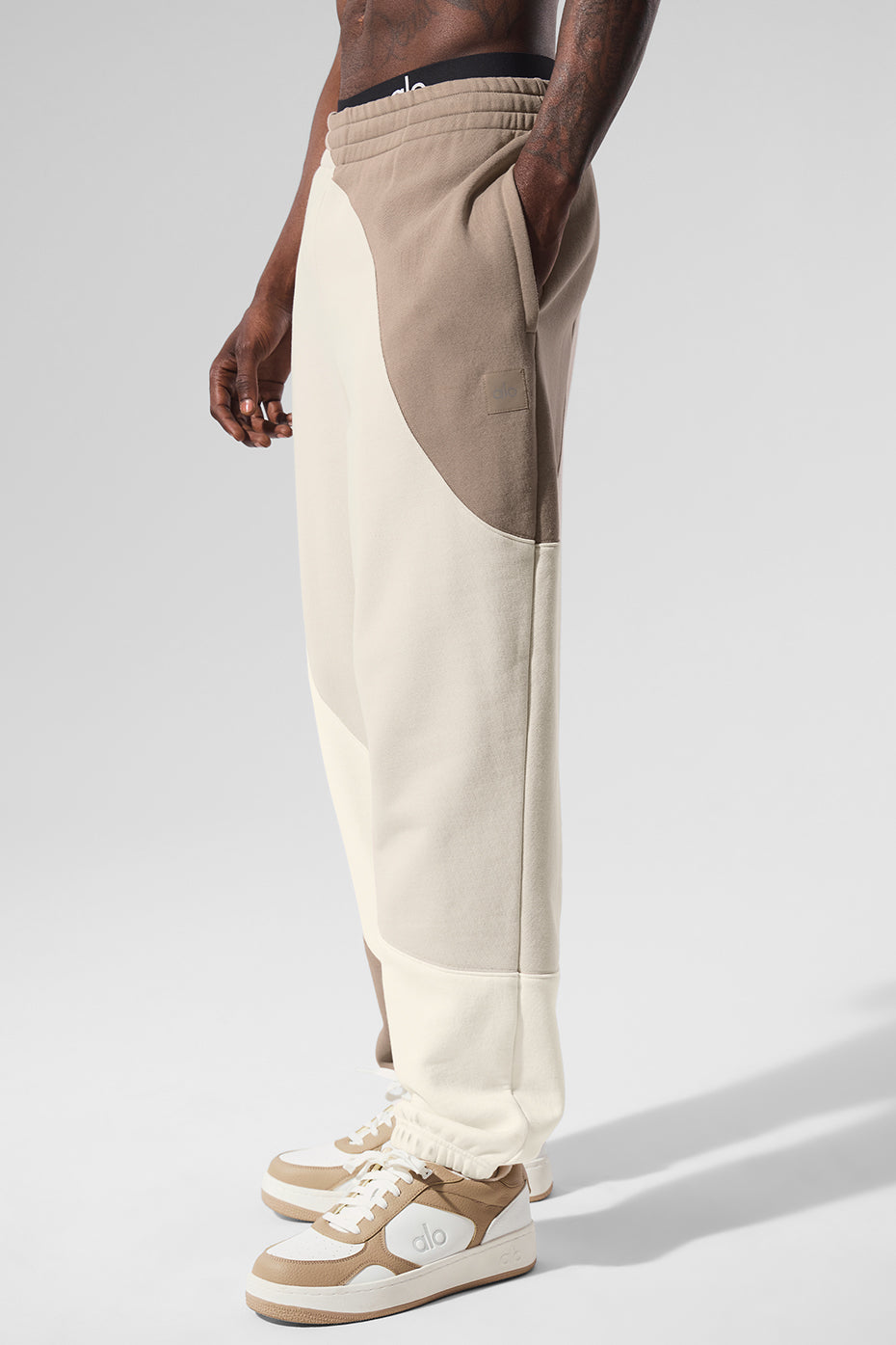 Make Waves Joggers — Ivory/Bone/Gravel