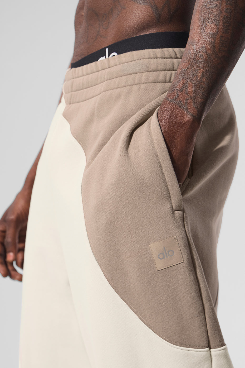 Make Waves Joggers — Ivory/Bone/Gravel