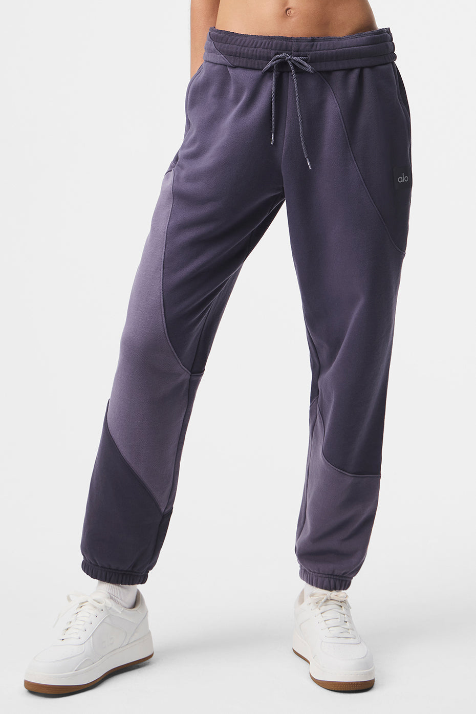 Make Waves Joggers — Italian Plum Tonal