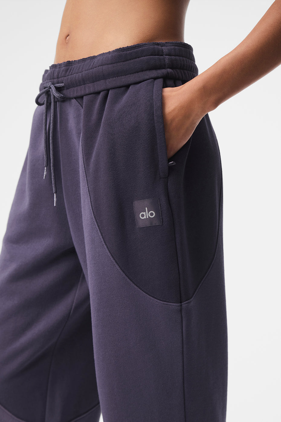 Make Waves Joggers — Italian Plum Tonal