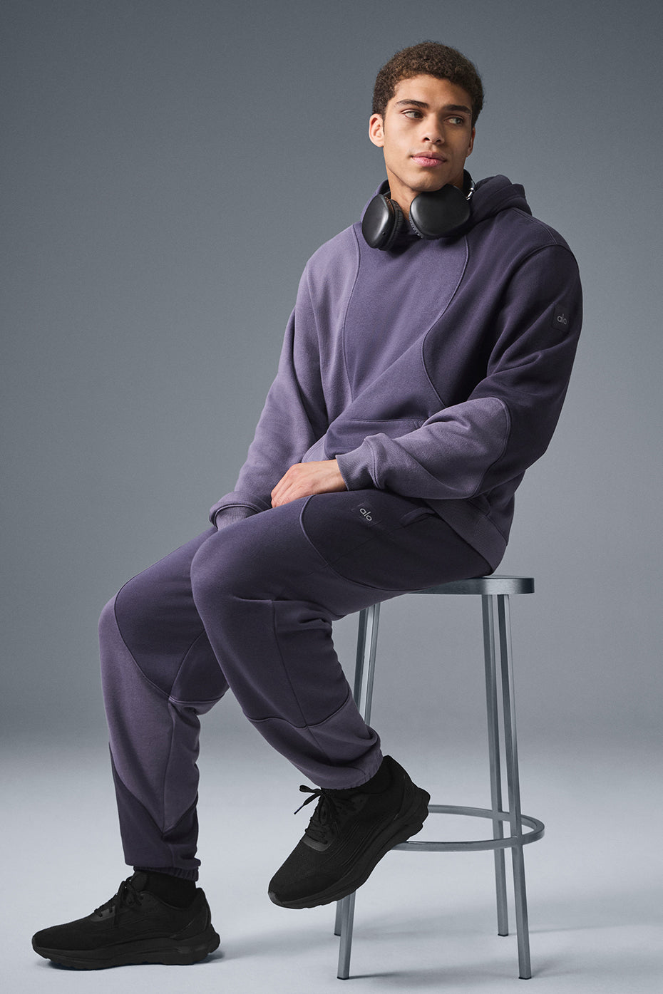 Make Waves Joggers — Italian Plum Tonal