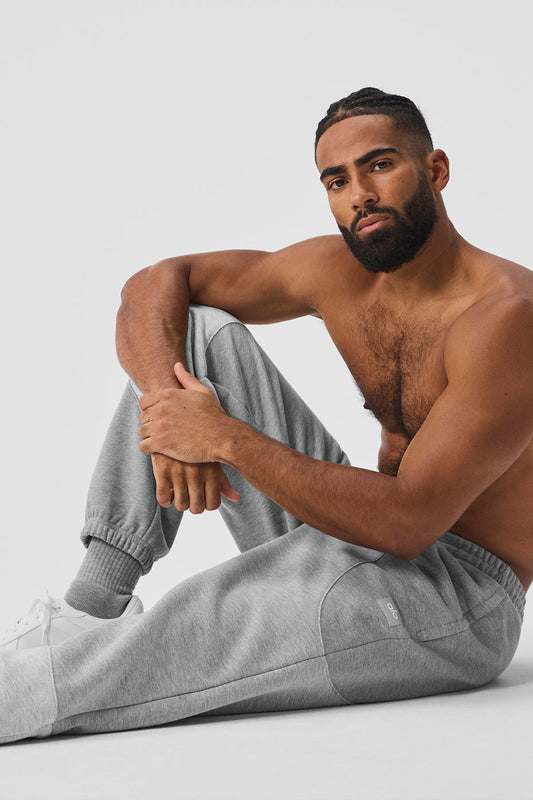 Make Waves Joggers — Athletic Heather Grey Tonal