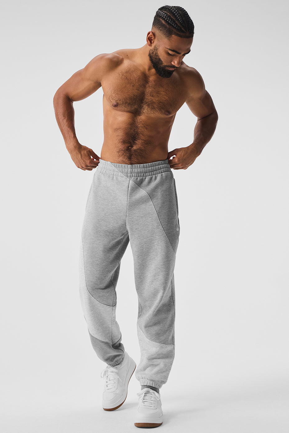 Make Waves Joggers — Athletic Heather Grey Tonal