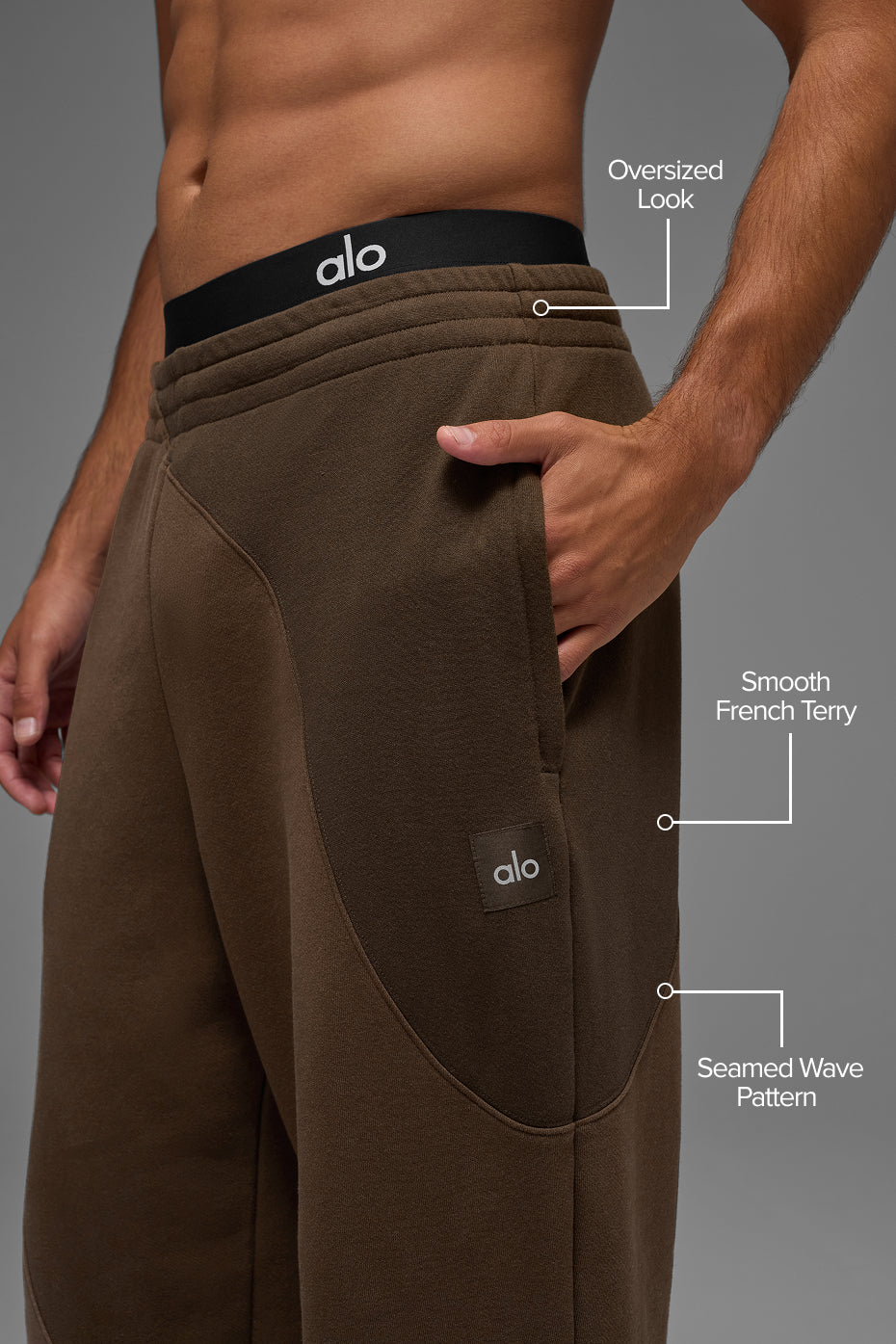Make Waves Joggers — Espresso Tonal