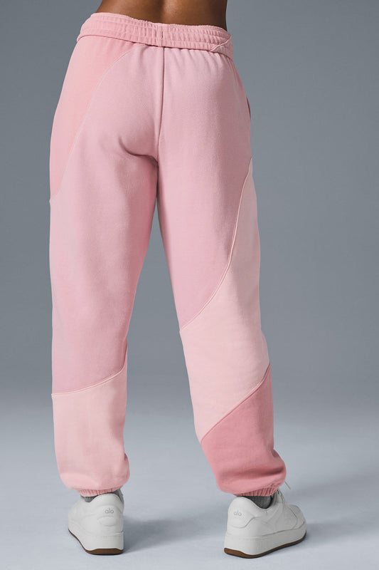 Make Waves Joggers — Sunset Pink Tonal
