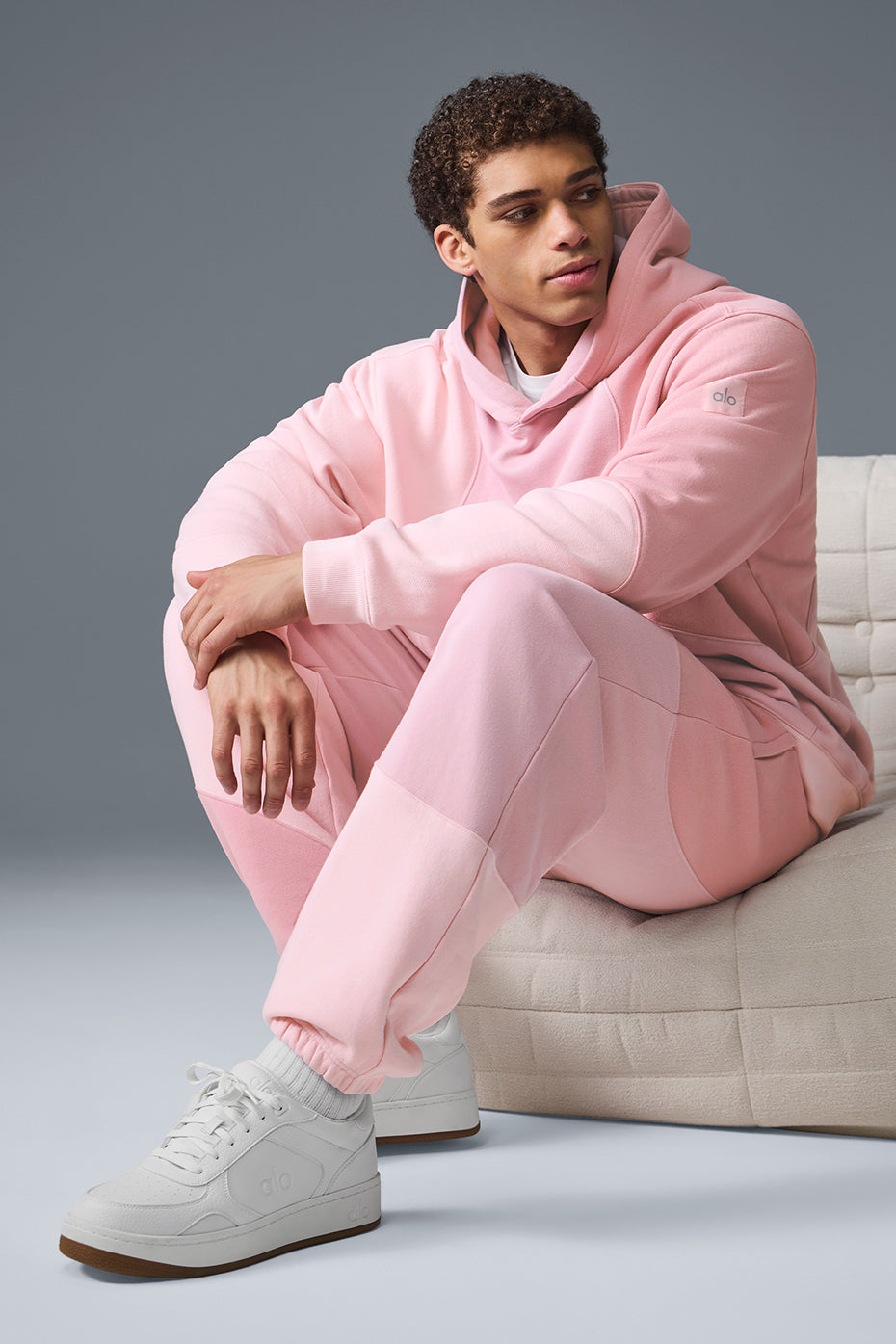 Make Waves Joggers — Sunset Pink Tonal