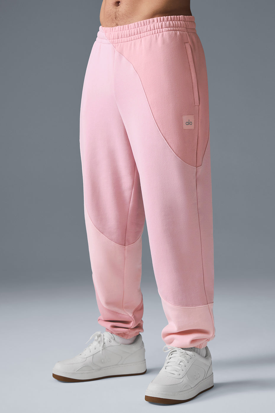Make Waves Joggers — Sunset Pink Tonal