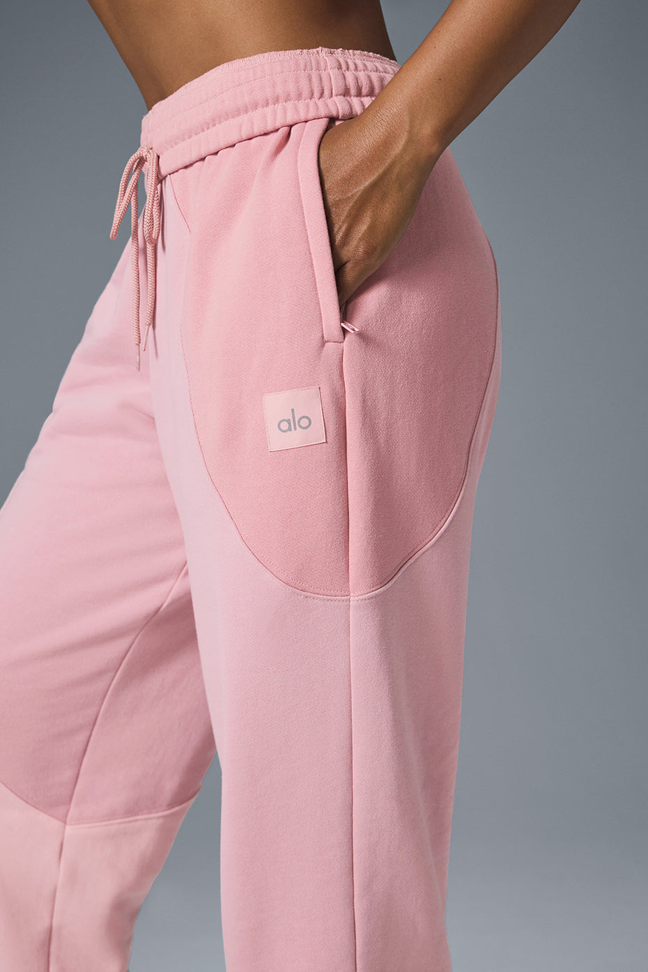 Make Waves Joggers — Sunset Pink Tonal