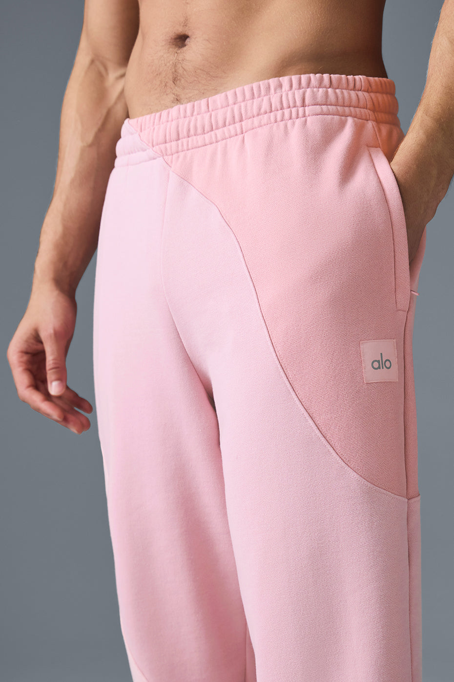 Make Waves Joggers — Sunset Pink Tonal
